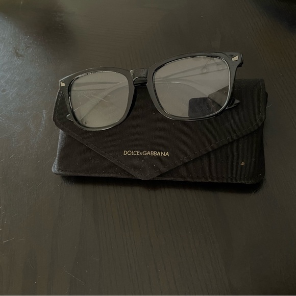 Dolce & Gabbana Black Eyewear with Case - Picture 1 of 1